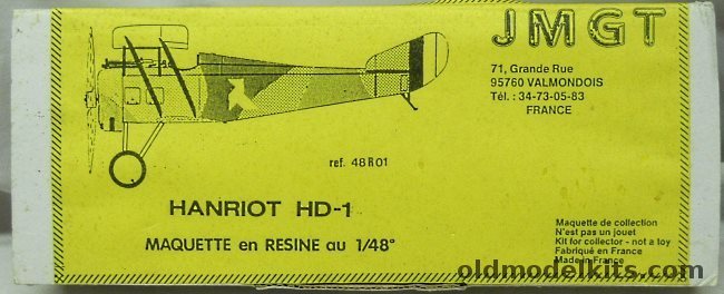 JMGT 1/48 Hanriot HD-1, 48R01 plastic model kit